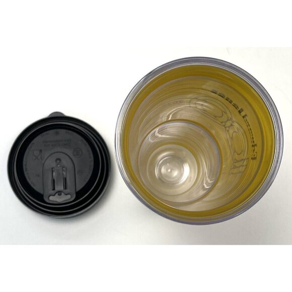 TERVIS 24oz Yellow Edward Jones 100th Anniversary Insulated Lidded TUMBLER EUC - Picture 5 of 6